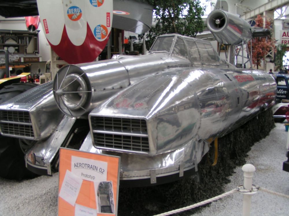 Prototype d'Aerotrain | Source : Wikipedia